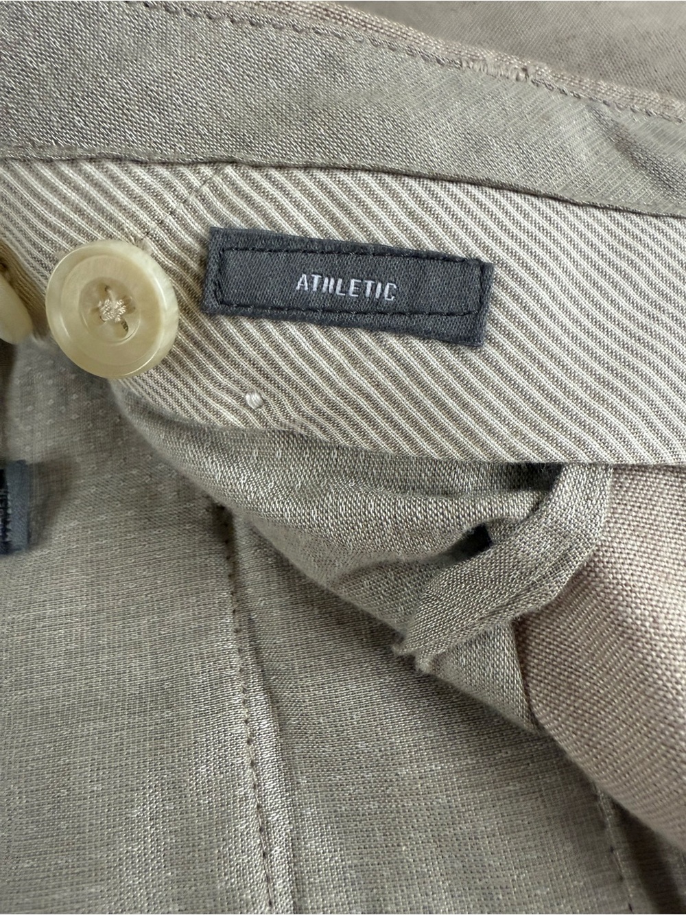 Bonobos Men’s Linen‎ Blend Chino Pants 36x32 Athletic Fit Lightweight Summer - Picture 4 of 12